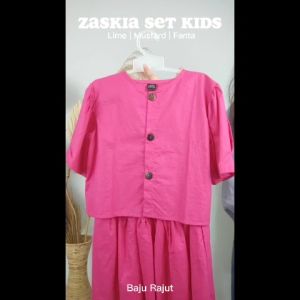 Setelan anak Usia 2-7 Tahun / Zaskia Set Kids / Setelan Anak Perempuan