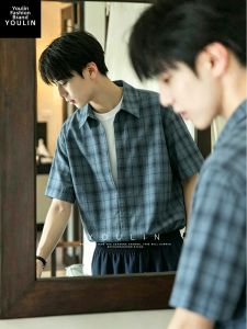 YOULIN | American Vintage Casual Short Sleeve Shirt