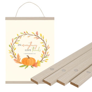 21-50CM Magnetic Frames Teak Pine Wood Picture Poster Hanger Frame For Wall Art Canvas Print Painting Kids Room Home Decor
