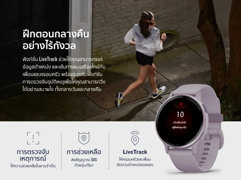 GARMIN Vivoactive 5 นาฬิกา Smart Watch อัจฉริยะเพื่อสุขภาพและไลฟ์สไตล์