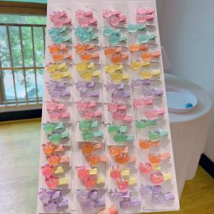 Korean Cartoon Sugar Childrens Hair Accessories Baby Girl Hair Clips Elastic Bands Hair Hoops Headwear Summer New Arrival