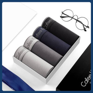 ส่งเร็วภายใน 24 ชม เซ็ตกางเกงในชาย 1กล่อง 4 ตัว กางเกงในบ๊อกเซอร์ คุณภาพสูง กางเกงในผู้ชายเนื้อผ้านิ่มใส่สะบาย ระบายอากาศได้ดี