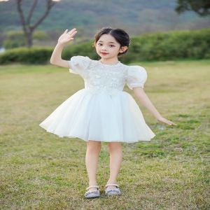 เด็กเครื่องแต่งกายโรงเรียนประถมศึกษา Chorus แสดงชุดเจ้าหญิง กระโปรง สําหรับสาวน้อยบทกวี Recitation เดรส