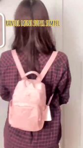 OMYGOOSE Grosiran TAS RANSEL MINI / TAS RANSEL WANITA / TAS NYLON 20312