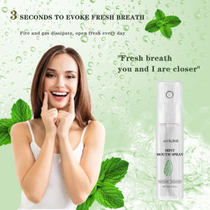 Jaysuing Mouth Spray Mint Breath Freshener Oral Mint Mouth Spray Freshener Remove Smoke Breath Treatment Of Bad Breath Lasting Portable For Removing Treatment Mouth Spray Mint Odor Refresher Fresh Breath Remove Bad Breath Smoke Mouth Spray Cleaning 30ml