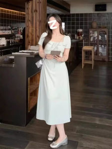 CAOZIMUYI | Summer Elegant V-neck Slimming Dress For Pear-shaped Body
