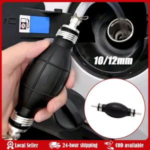 6/8/10/12mm Manual Fuel Pump Rubber Aluminum Hand Primer Oil Gasoline Petrol Diesel Liquid Transfer Tool Universal Fuel Pump Rubber Manual Liquid Oil Transfer Pump Oil Transfer Pump Petrol Diesel Hand Primer Bulb for Car Marine Outboard
