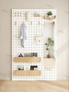 BEIQIVI | Integrated Wall Mirror Storage Rack Custom Shaped