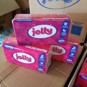 Satu Paket Tissue Jolly 250 Sheets isi 4 Pcs Murah