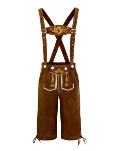 Bavarian German Oktoberfest Lederhosen Costume for Men Traditional Beer Festival Suspenders Adult Stage Performance Clothing