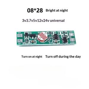 Hot Sale 8mm Mini Light Sensor Switch Automatically On Light Switch Sensor Photocell Street Lights Switch DC 3V 3.7 V 5V 12V 24V