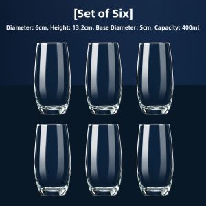 BANGBEBE | Mojito Cocktail Glass Bar Long Drink Collins Cup Heat-Resistant Glass