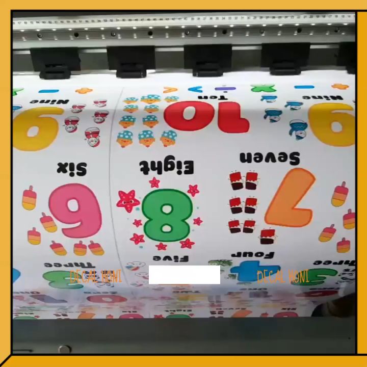 Decal Bảng 29 Chữ Cái Tiếng Việt, Chữ Số, Màu Sắc và Phân Biệt Hình Học ...