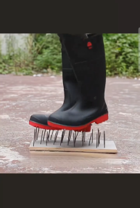 Safety Boots Steel Toe Waterproof Work Shoes Anti-Slip Puncture Resistant Men Construction Site Kasut Getah