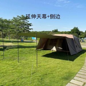 Extended Roof Edge Movie Screen Black Film Extension Accessory Windproof Sunshade Side Matching Camping Tent Canopy Outdoor Gear