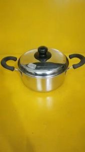 Nồi inox nội địa Nhật (made in Japan) size 21cm cao 10cm (mã 391) Dùng được bếp từ