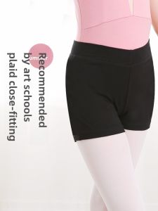 Girls Dance Pants Childrens Ballet Training Shorts High Waist Flat Angle Summer Gymnastics Shape Three-Quarter Length Trousers