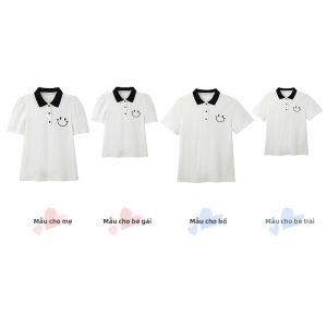 Đồ Bộ Đôi Gia Đình Áo Polo