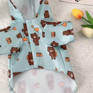 Áo khoác gió kiêm áo mưa Chó Mèo - Love Pets Shop