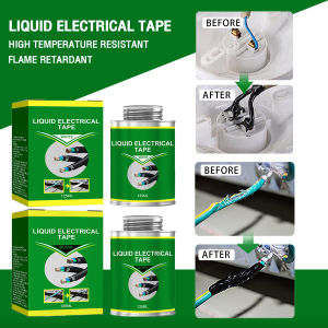 Biblio【Ready in Stock】 125ml Waterproof Liquid Electrical Tape Insulating Tape Wire Cable Coat Fix Line Glue Sealant