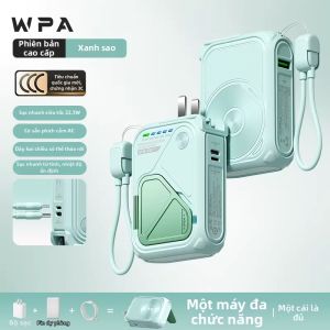 WPA | Cổng Sạc Có Chứng Nhận 3C Cắm AC Magsafe Sạc Nhanh Không Dây Dây Cáp Trong Pin Dự Phòng Dung Lượng Cao 20000mAh