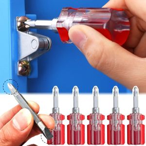 Dual Purpose Mini Screwdriver Mini Screw Driver Short Small Split Repair Tools Kit Set