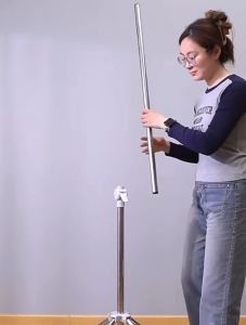 Giàn phơi đồ tròn Inox 3 tầng lắp ráp 60 kẹp xoay 360 độ tiện lợi