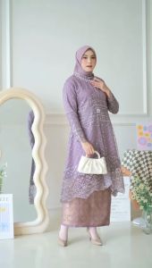 RR Setelan Kebaya Modern Terbaru//Set Tunik Brokat Kekinian Kombinasi Payet Mutiara Busui Friendly Bahan Brocade Kualitas Tinggi Ukuran M L Xl Xxl - Lazada