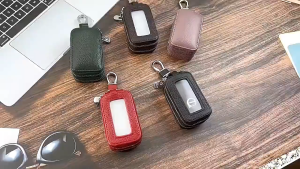 Gantungan Kunci Mobil Cover Kulit Remote Kendaraan Slot STNK Car Leather Protection Key Case Cover Dompet Kunci Mobil