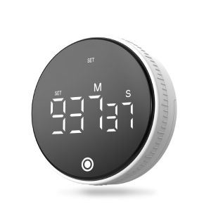 Kitchen Magnetic Digital Timer Spin Countdown Timer Baking Reminder Stopwatch Mechanical Clock for Kitchen Workinger