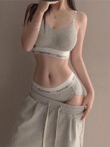 Sports Bra Womens Wireless U-Back Seamless Nylon Fabric Breathable Anti-Sagging Thin to Thick Design Casual Style