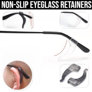 Non-Slip Eyeglass Retainers Earmuffs For Glasses Hooks Transparent Silicone Anti-Slip Eyeglass Ear Hooks