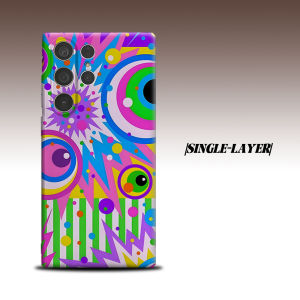 Pop Eye For Samsung Galaxy S26 S25 S24 A56 A36 Dual Layer Luxury Fashion Full Lens Protective Case