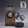 Orashare OW02 OWS Bluetooth Earphone Open Ear TWS Earbuds Open Earbuds Design Earhook Low-Frequency Enhancement Wireless Earphones Bluetooth 5.3 Earbuds for Outdoor. 