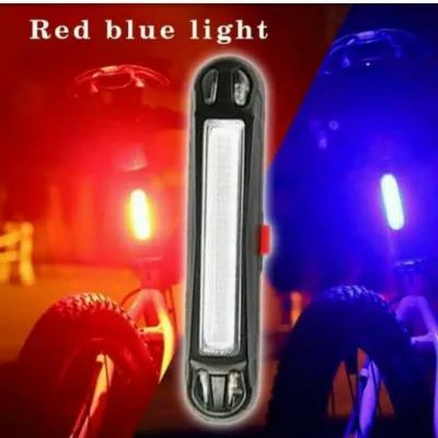 [COD] LED Lampu Belakang Sepeda LED USB Rechargeable Anti Air untuk Peringatan Warna MERAH .