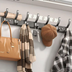 No Need To Drill Hanging Hooks For Wall Aluminium Towel Holder Bathroom Door Clothe Hanger Coat Rack Wall Mounted Key Hook