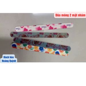 Combo 5 cây dũa móng taymóng chân 2 mặt hình hoa dễ thương.