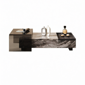 Luxury Modern Elegant Designer Minimalist Italian Natural Marble Coffee Table