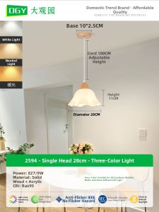 DGY | Japanese Original Wood Style Modern Minimalist Bedroom Pendant Light