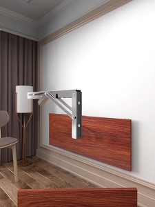 65kg Capacity Bracket Siku Lipat 8 Inch Engsel Ambalan Kuat Untuk Meja Dinding Set 2 Buah