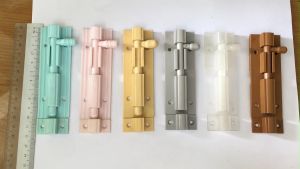 PVC Door Latch Bolt Door Slug Lock Door Catch Hook Latch Clasp for Bathroom Bedroom Storeroom