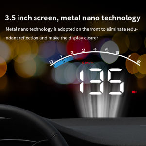 M6S OBD HUD Car Head Up Display Digital Windshield Projector Speedometer on Car Glass Auto Accessories On-board Computer OBD2
