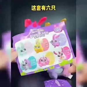 Rainbocorns Bunnycorn Surprise Rabbit Family 4 Surprises Dolls Inside Egg Blind Box Dolls Toys Girls Christmas Gifts