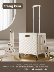 smit | Xe Đẩy Hàng Gấp Gọn Có Tay Cầm Dành Cho Dã Ngoại Vận Chuyển và Sử Dụng Tại Nhà