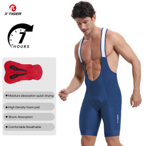 X-Tiger | X-TIGER Cycling Bib Shorts Men Professional Mountain Road Bike Shorts Designed for 7 Hour Long Distance Rides Cycling Clothing