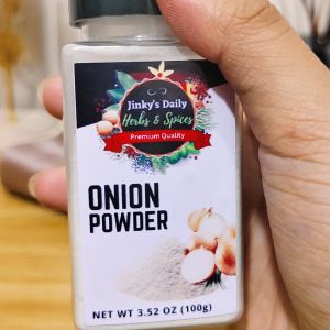Onion Powder 100g in Shaker Bottle by Jinkys Daily Herbs & Spices