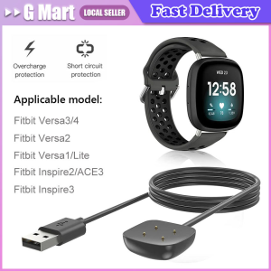Smart Watch Dock Charger Adapter Magnetic USB Charging Cable Power Cord Compatible For Fitbit Versa 4/3 Sense 2/1