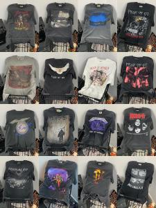 เสื้อยืดแขนสั้นทรงหลวมสไตล์อเมริกันวินเทจสำหรับผู้ชายไซส์ใหญ่ 300 ปอนด์ ผ้าฝ้ายระบายอากาศได้ดี ทรงหลวม ทรงหลวม ทรงหลวม