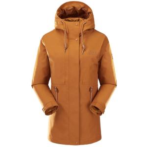 จี๊ป | แจ็คเก็ตกันน้ำกันลมแบบแยกเป็นสามส่วนสำหรับผู้หญิง เสื้อคลุมกันหนาวแบบแยกได้ ทรงหลวม สีเหลือง เสื้อกันหนาวแบบหัวเข็มขัด กางเกงขายาว