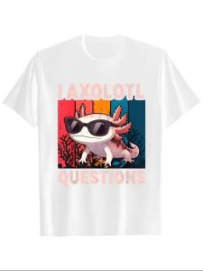 Bandai | I AXOLOTL QUESTIONGS Children Boy Girl T shirt 2026 New Summer Short Sleeve T-Shirt Cute Style kidS casual SPORTS Tops